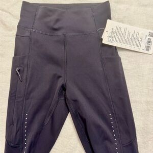 Lululemon Fast and Free High-Rise Short 8” Black Size 2 NWT